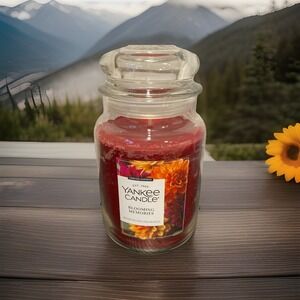 BLOOMING MEMORIES LARGE YANKEE CANDLE JAR 22OZ FLORAL SCENTED CANDLE
